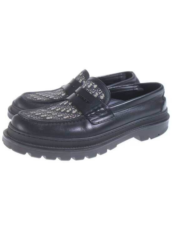 Dior Explorer Loafer Calf Jacquard Loafers Black main image 5